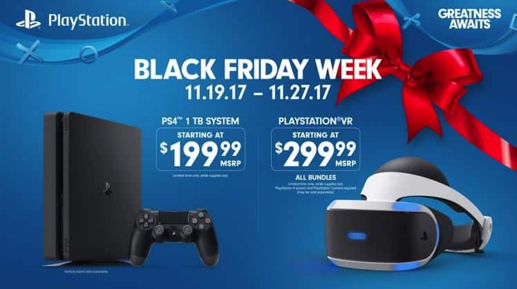 PlayStation Black Friday and Cyber Monday Deals Announced, One Week of