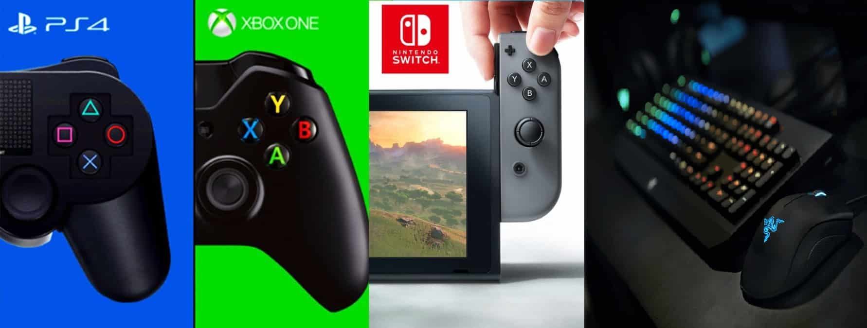 xbox ps4 and nintendo switch pc