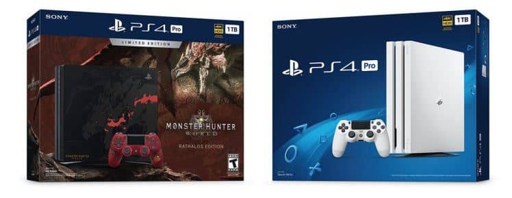 Limited Edition Monster World PS4 Pro Bundle and Glacier White PS4 Pro Exclusively at GameStop