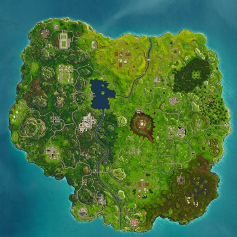 Week 9 Leaked Fortnite Map Points Out Changes in Tilted Towers and