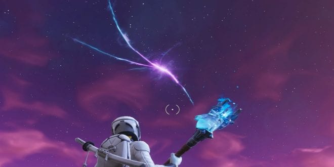 Fortnite S Rift In The Sky Continues To Shrink But Also Change Colors - 