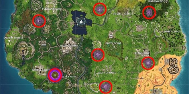 Visit All Of The Corrupted Areas Fortnite Season 6 Week 2 - 
