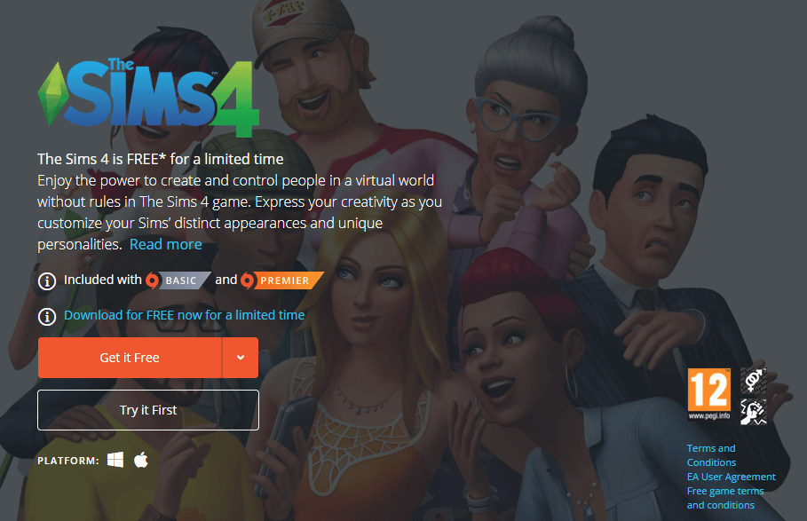 can i play sims 4 without origin