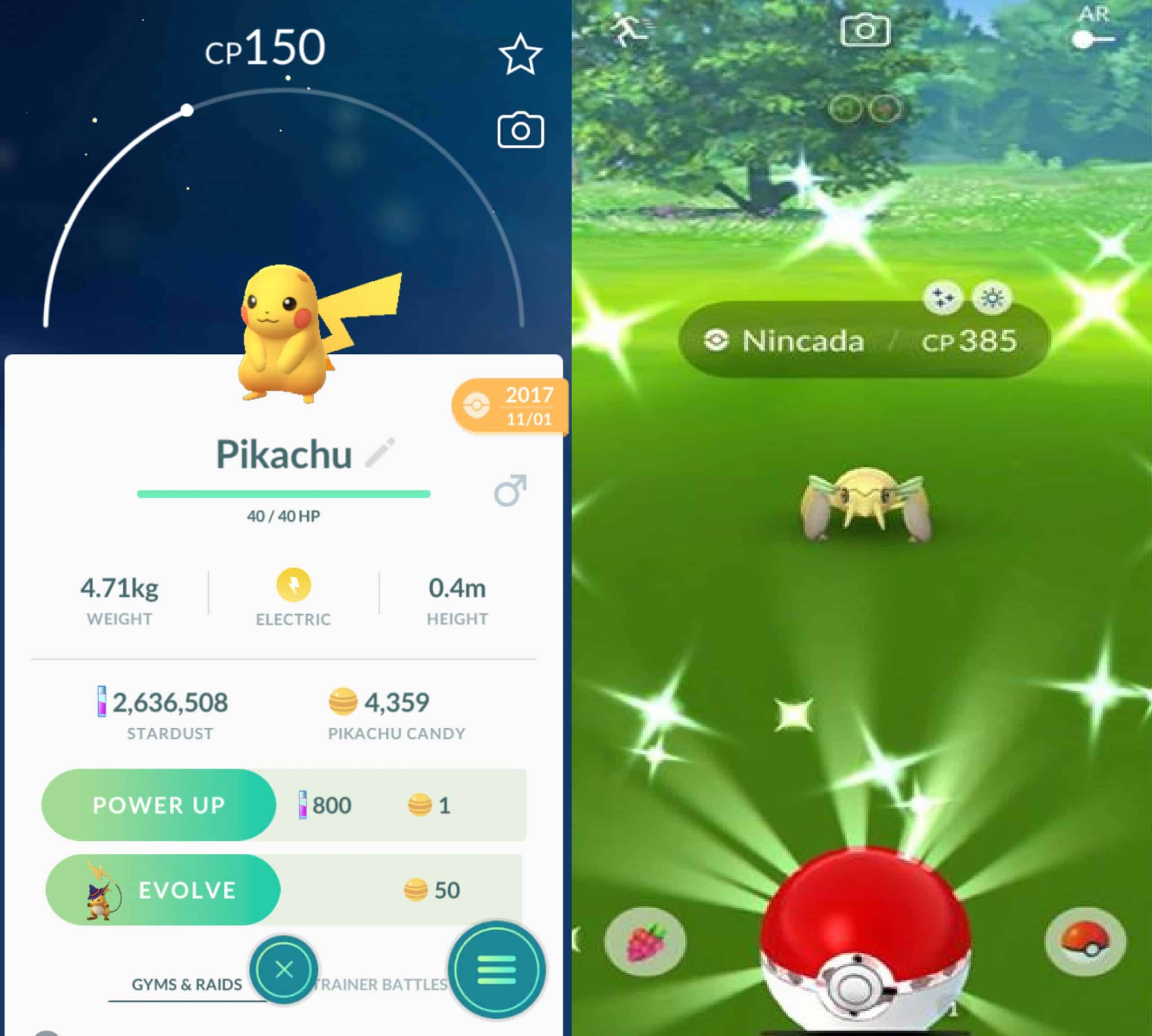 where to find pikachu on pokemon go