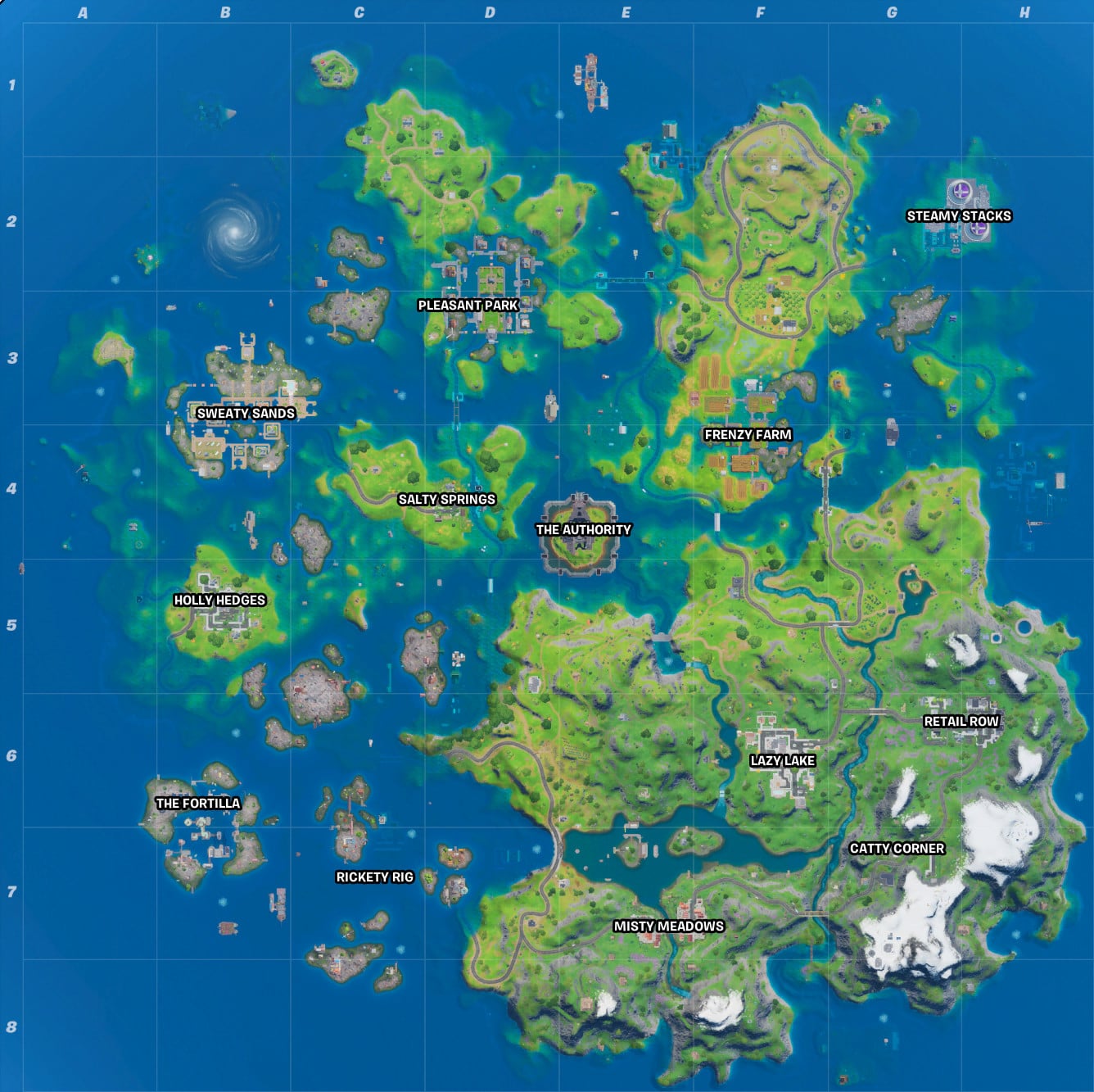 added chapter 2 season 8 map
