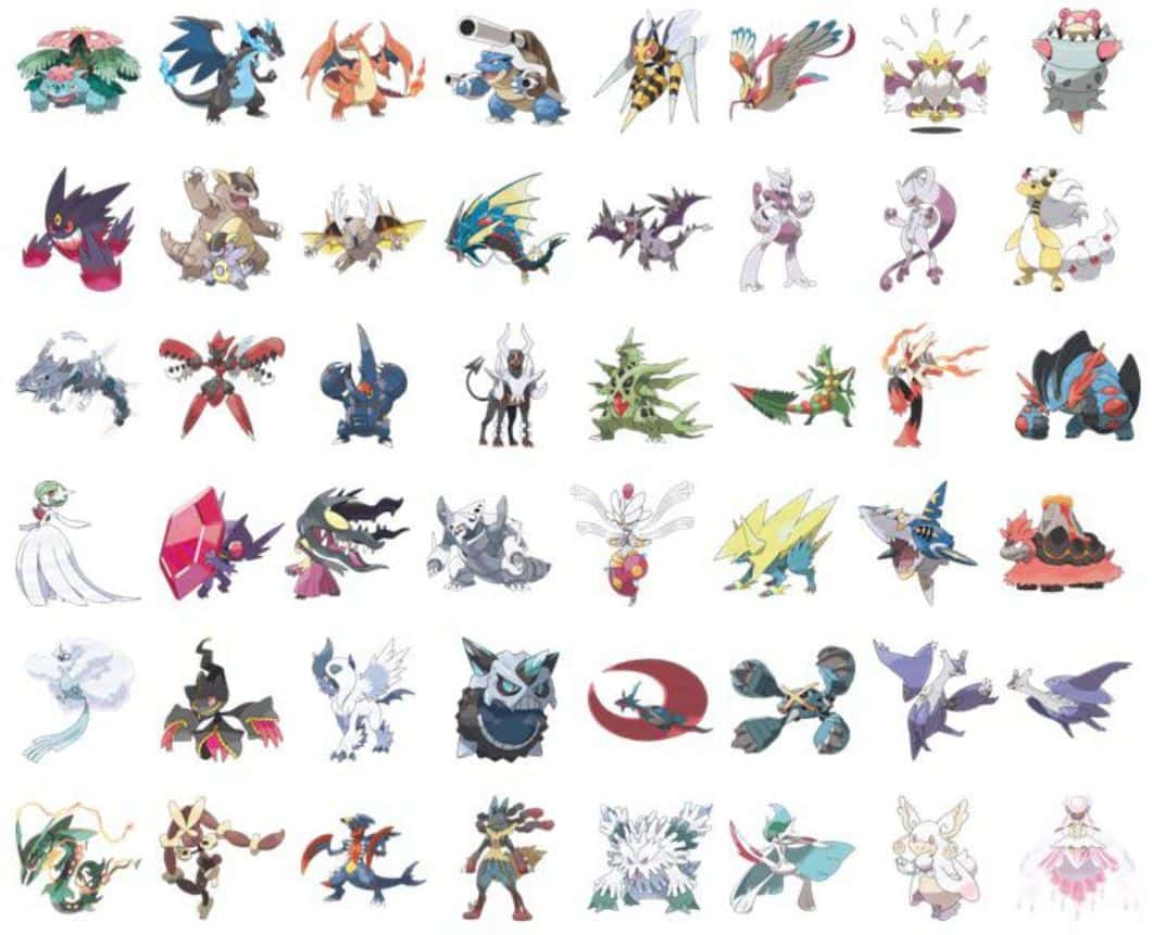 Pokemon Go List of All Available Mega Evolution Pokemon, Shiny Forms
