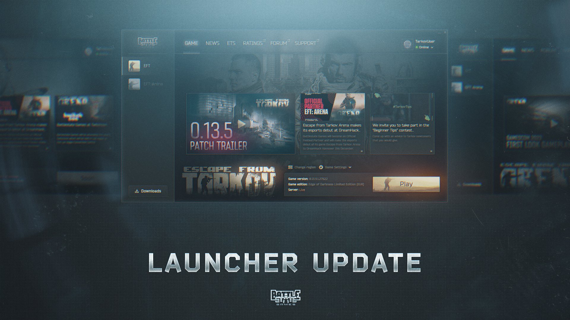 battlestate games launcher update